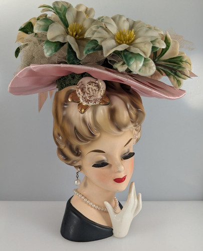 Vintage lady head - head, 7"